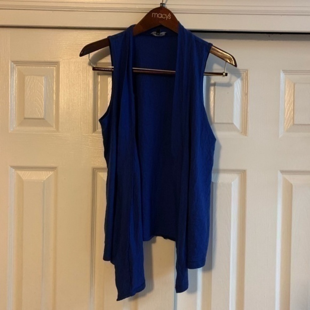 Express Royal Blue Vest‎ Size Medium